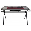 Bureau HWC-F11, table d'ordinateur, bureau de jeunesse, jeu en ligne, 120x75cm noir