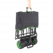 Chariot pliable HWC-E62, charette à bras, pneus tout terrain - sans recouvrement noir/vert