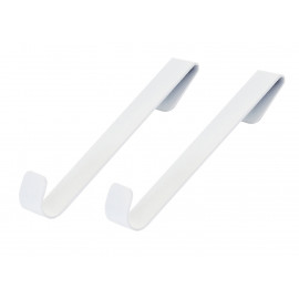 Porte-parapluies HWC-C78, support pour parapluie, quadratique 55cm - écriture, blanc