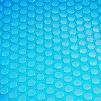 Revêtement pour piscine/pool, bâche thermique/solaire, épaisseur: 200 µm - rectangulaire, 3x2 m, bleu
