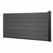 WPC pare-vue Sarthe, abat-vent, poteau en WPC - élément d'extension bas, 1,88m anthracite