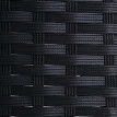 Banc de jardin Halden en polyrotin - anthracite, coussin anthracite