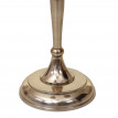 Bougeoir HWC-D81, chandelier, torchère, candélabre à 5 branches en aluminium 31cm massif 0,6kg - couleur: or