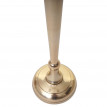 Bougeoir HWC-D81, chandelier, torchère, candélabre à 5 branches en aluminium 60cm massif 1,6kg - couleur: or