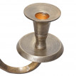 Bougeoir HWC-D81, chandelier, candélabre 5 branches aluminium 80cm massif 2,2kg - couleur: or antique