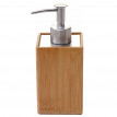 Set de salle de bains, 4 pièces HWC-B85, accessoires de bain, distributeur de savon, bambou