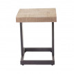 Tabouret de fleurs HWC-A15, porte-fleurs, table à plantes, bois massif de sapin, rustique 48x36x32cm