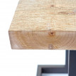 Tabouret de fleurs HWC-A15, porte-fleurs, table à plantes, bois massif de sapin, rustique 48x36x32cm