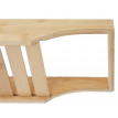 Planche pour baignoire HWC-B73, rack de dépose, support baignoire, bambou 5x67x15cm