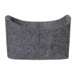 Corbeille en feutre HWC-C35, 26 litres - gris foncé