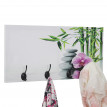 Portemanteau mural «&nbsp;photo&nbsp;» HWC-C75, 4 double crochets, 60x30cm - Kho Samui