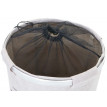 Sac de lavage HWC-C34, avec filet, pliable, 55x39cm, 65l - beige