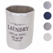 Sac de lavage HWC-C34, avec filet, pliable, 55x39cm, 65l - beige