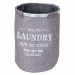 Sac de lavage HWC-C34, avec filet, pliable, 55x39cm, 65l - gris