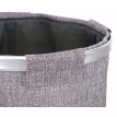 Sac de lavage HWC-C34, avec filet, pliable, 55x39cm, 65l - gris