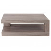 Table basse de salon HWC-A32, structure 3D FSC 40x110x60cm - aspect chêne foncé