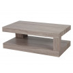 Table basse de salon HWC-A32, structure 3D FSC 40x110x60cm - aspect chêne foncé
