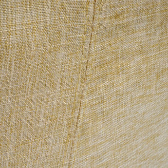 Chaise de salle à manger HWC-A50 II, fauteuil, design rétro des années 50 - tissu, jaune