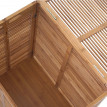 Coffre / panier à linge HWC-B18, Bambou 61x50x35cm