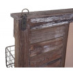 Garde-robe murale HWC-A94, organisateur mural avec tableau, paniers, style shabby, vintage 56x68cm