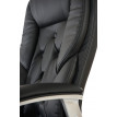 Fauteuil de bureau pro L42 XXL, charge 150kg, similicuir - noir