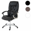 Fauteuil de bureau pro L42 XXL, charge 150kg, similicuir - noir
