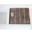 Armoire à clés HWC-A48, boîte à clés avec portes et crochets - shabby marron