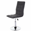6x chaise de salle à manger HWC-C41, fauteuil, tissu - gris clair