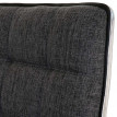6x chaise de salle à manger HWC-C41, fauteuil, tissu - gris clair