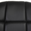 Fauteuil de bureau Lier, chaise pitovante, siège baquet, similicuir - noir