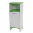 Commode Arezzo, commode / armoire de salle de bain, commode - 82x32x28cm - blanc, sols verts