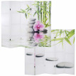 Paravent / cloison de séparation T234, 5 pans - motif Kho Samui 180x200cm