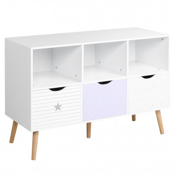 Commode enfant POLO blanche