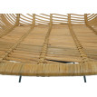 Lot de 6 chaises de salle à manger HWC-M28, chaise de cuisine en osier chaise en rotin chaise en rotin, Kubu rotin métal