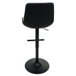 Lot de 2 tabourets de bar HWC-L85, chaise de bar tabouret de comptoir tabouret pivotant, hauteur réglable avec dossier simili