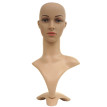 Tête de mannequin HWC-G70, mannequin perruque femme femme mannequin de vitrine, articulée 55cm