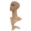 Tête de mannequin HWC-G70, mannequin perruque femme femme mannequin de vitrine, articulée 55cm