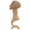 Tête de mannequin HWC-G70, mannequin perruque femme femme mannequin de vitrine, articulée 55cm