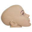 Tête de mannequin HWC-G70, mannequin perruque femme femme mannequin de vitrine, articulée 55cm