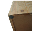 Tabouret de bar HWC-L76 - chaise de bar Tabouret de bar - bois massif industriel certifié MVG - naturel avec aspect métal