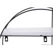 Étagère murale HWC-K76 - Étagère suspendue Étagère flottante - 4 étagères en métal massif-bois industriel 45x45x11cm - blanc