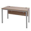 Bureau HWC-E94 - Table d'ordinateur 120x60cm - naturel-blanc