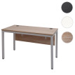 Bureau HWC-E94 - Table d'ordinateur 120x60cm - naturel-blanc