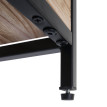 Étagère HWC-K71 - Étagère sur pied Étagère à plantes Étagère à livres - bois métal 3 étagères 90x100x35cm MVG-certifié - couleu