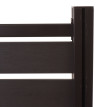 Alu clôtures pour poubelles HWC-K57 - élément d'extension habillage de poubelle - aspect bois extensible 130x100x6cm - anthraci