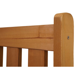 Banc de jardin HWC-L68 avec espace de rangement - Outdoor sapin bois MVG 114cm - brun