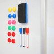 Tableau blanc HWC-C85b - avec tableau extensible Tableau magnétique Tableau d'affichage - mobile sur roulettes - accessoires inc