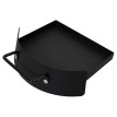 Bol de feu avec grill HWC-K96 - foyer panier de feu BBQ - grille plaque de grill - acier inox Ø 58cm noir
