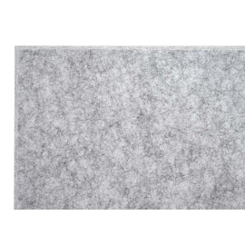 Lot de 6 panneaux muraux acoustiques HWC-L52 - panneaux muraux acoustiques - insonorisant 1qm surface 60x30cm - gris clair