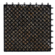 Carreau en pierre HWC-E18 - carreau de sol - balcon/terrasse en pierre naturelle - 11x 30x30cm 1m2 - Mosaïque galets naturels